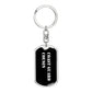 Coast Guard Cousin v3 - Luxury Dog Tag Keychain