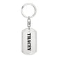 Tracey - Luxury Dog Tag Keychain