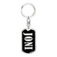 Joni v02 - Luxury Dog Tag Keychain