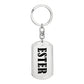 Ester v01 - Luxury Dog Tag Keychain