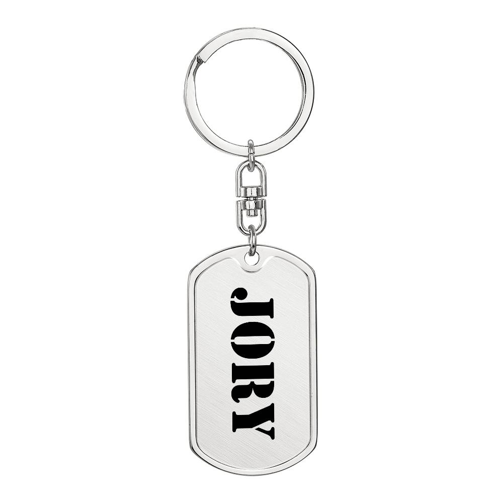 Jory - Luxury Dog Tag Keychain
