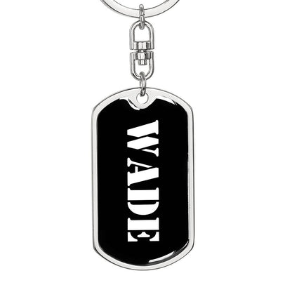 Wade v2 - Luxury Dog Tag Keychain