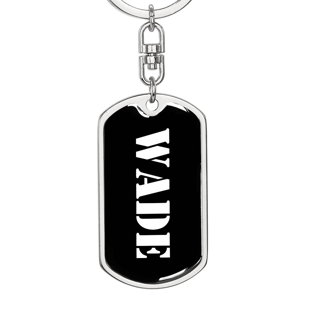 Wade v2 - Luxury Dog Tag Keychain
