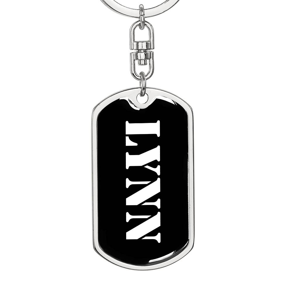 Lynn v2 - Luxury Dog Tag Keychain