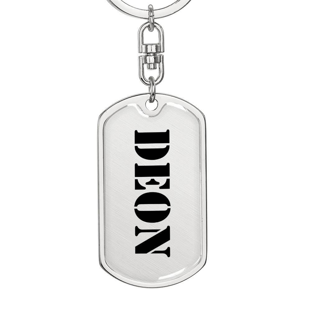 Deon - Luxury Dog Tag Keychain