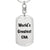World's Greatest CNA - Luxury Dog Tag Keychain