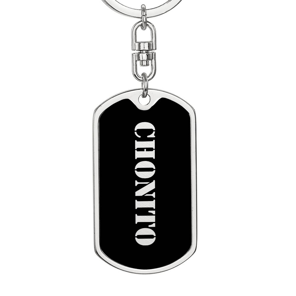 Chonito v2 - Luxury Dog Tag Keychain