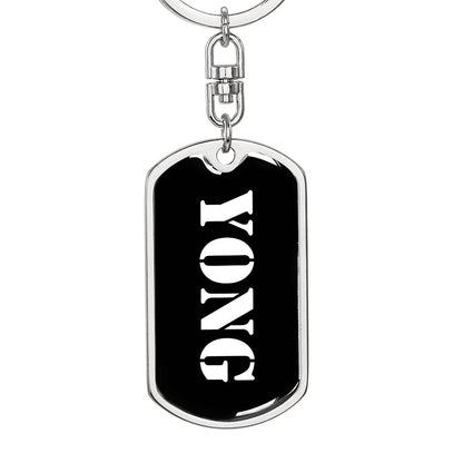 Yong v3 - Luxury Dog Tag Keychain