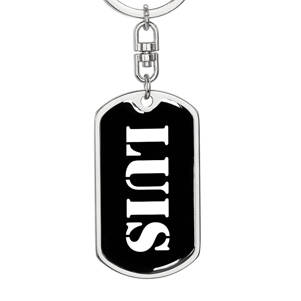 Luis v2 - Luxury Dog Tag Keychain