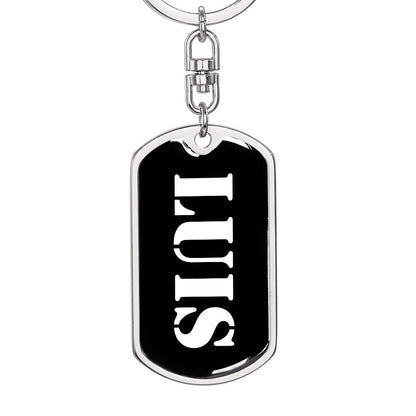 Luis v2 - Luxury Dog Tag Keychain