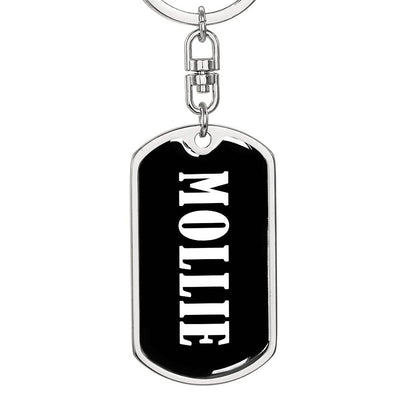 Mollie v03 - Luxury Dog Tag Keychain