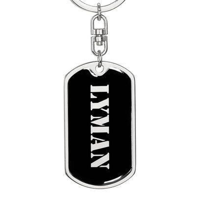 Lyman v2 - Luxury Dog Tag Keychain