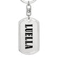 Luella v01 - Luxury Dog Tag Keychain