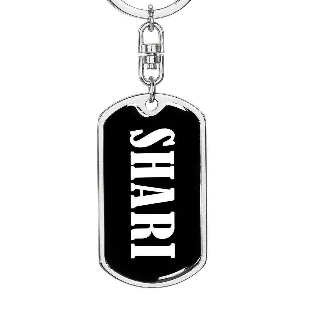 Shari v03 - Luxury Dog Tag Keychain