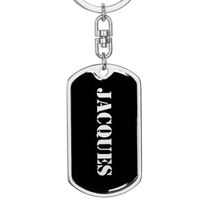 Jacques v2 - Luxury Dog Tag Keychain