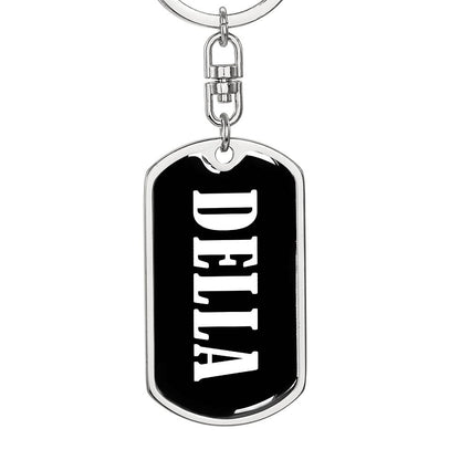 Della v01w - Luxury Dog Tag Keychain