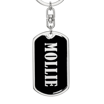 Mollie v02 - Luxury Dog Tag Keychain