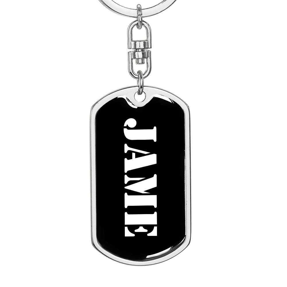 Jame v3 - Luxury Dog Tag Keychain