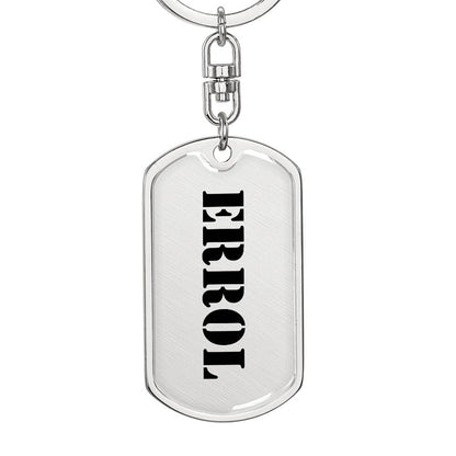 Errol - Luxury Dog Tag Keychain