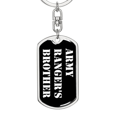 Army Ranger's Brother v3 - Luxury Dog Tag Keychain