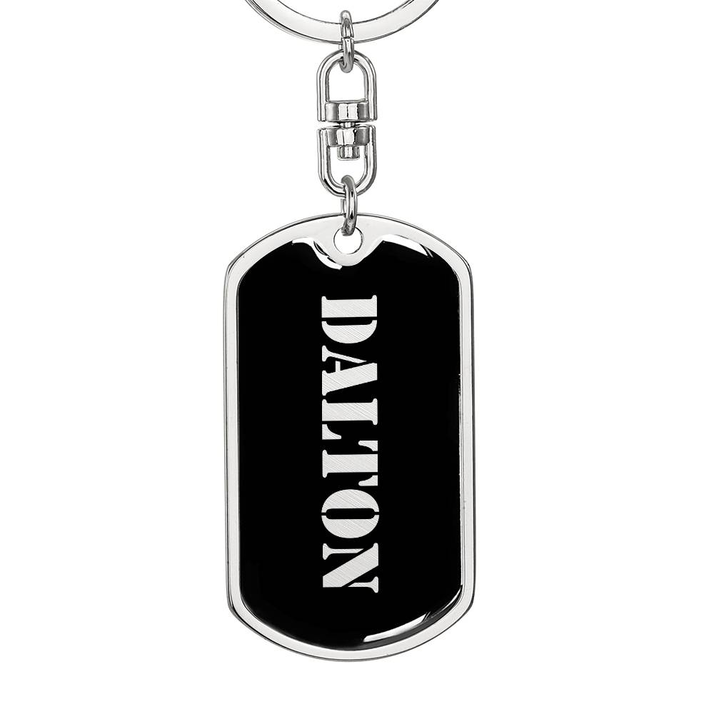 Dalton v2 - Luxury Dog Tag Keychain