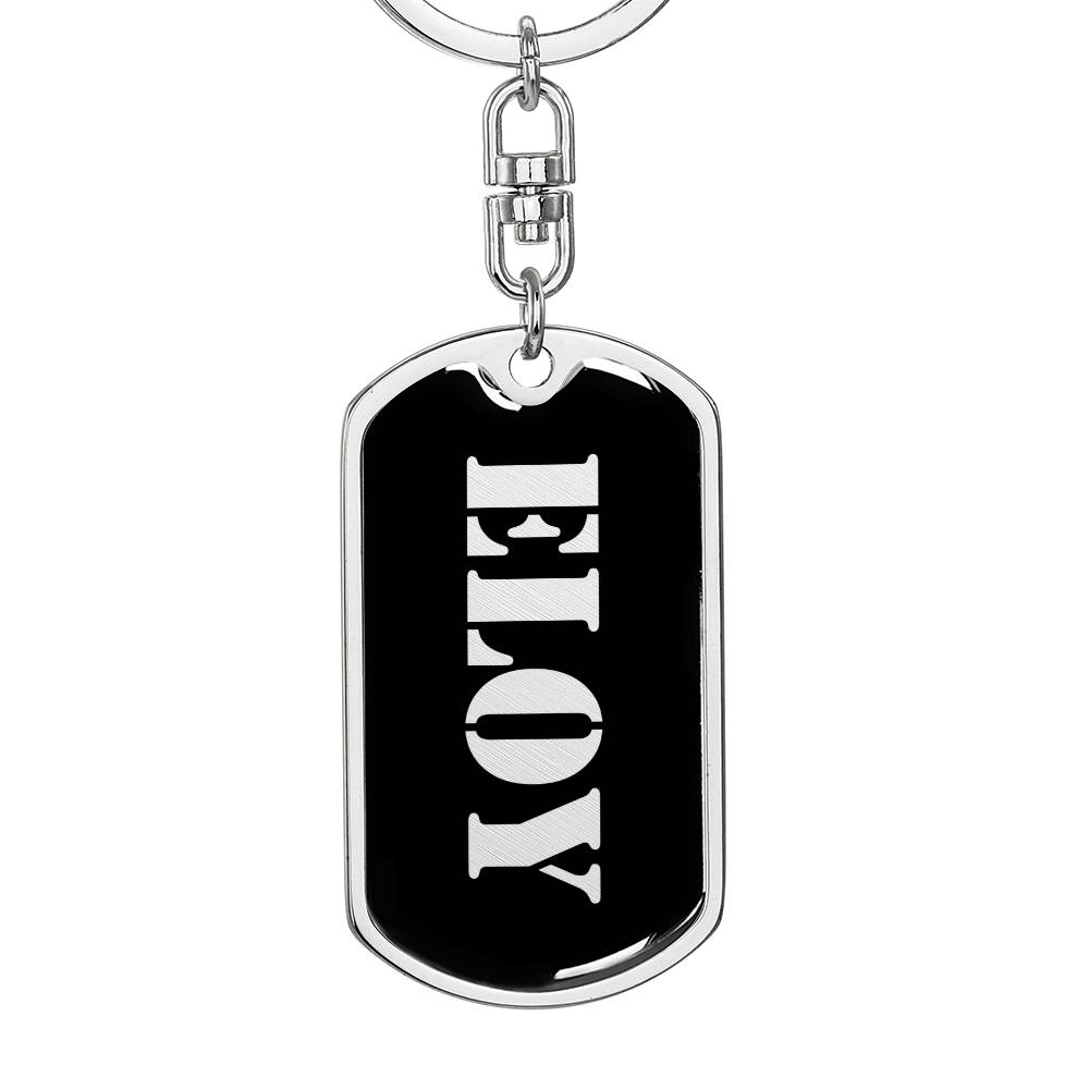 Eloy v2 - Luxury Dog Tag Keychain