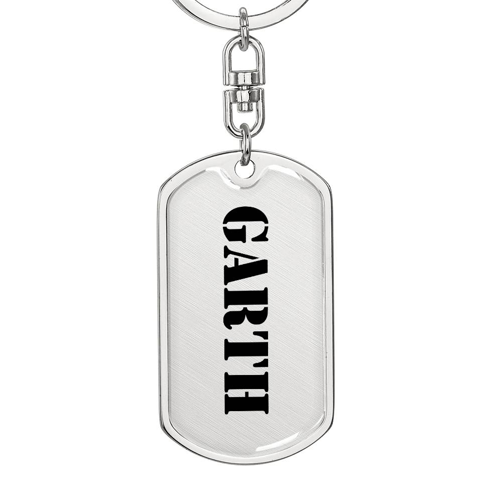Garth - Luxury Dog Tag Keychain
