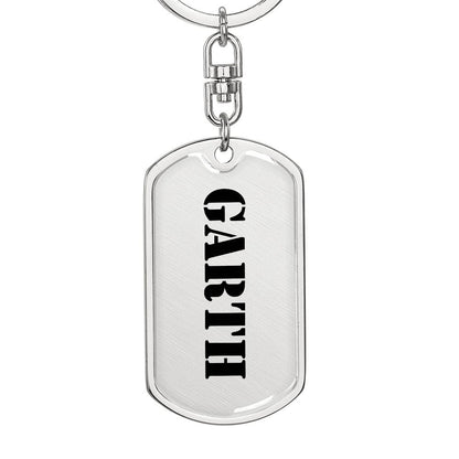Garth - Luxury Dog Tag Keychain