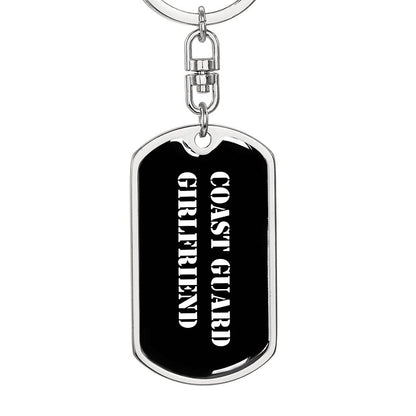 Coast Guard Girlfriend v3 - Luxury Dog Tag Keychain