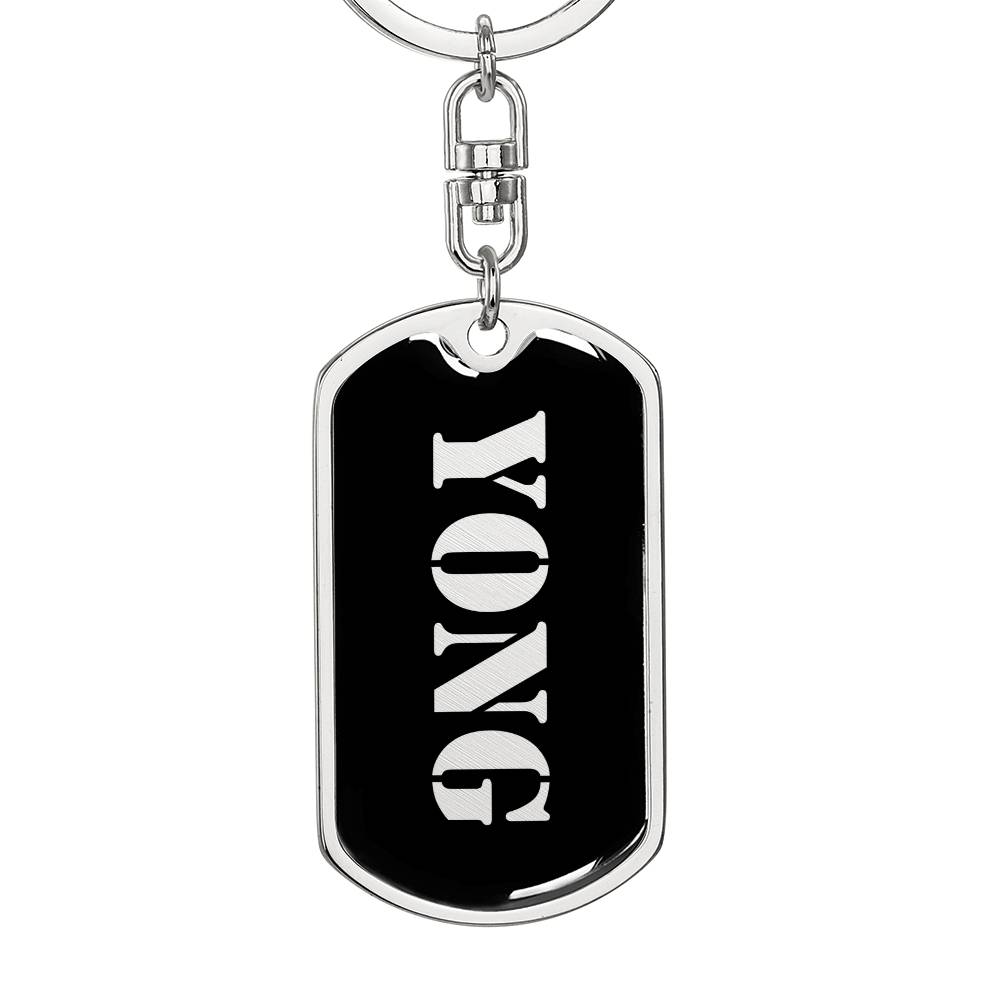 Yong v2 - Luxury Dog Tag Keychain