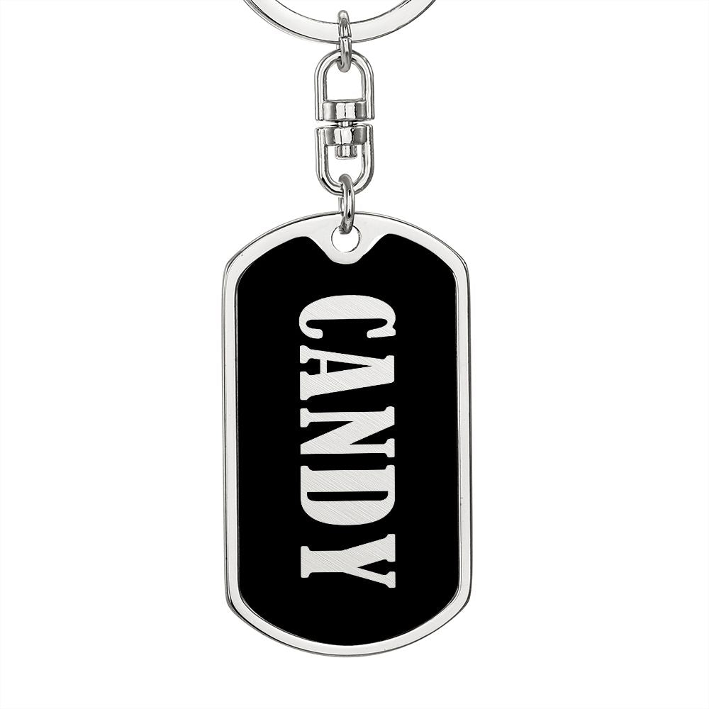 Candy v02 - Luxury Dog Tag Keychain
