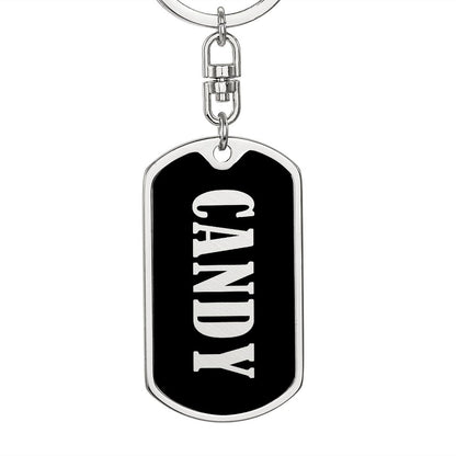 Candy v02 - Luxury Dog Tag Keychain