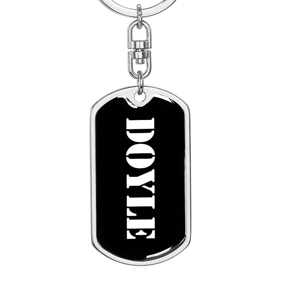 Doyle v2 - Luxury Dog Tag Keychain