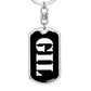 Gil v3 - Luxury Dog Tag Keychain