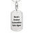 World's Greatest Commodities Sales Agent - Luxury Dog Tag Keychain