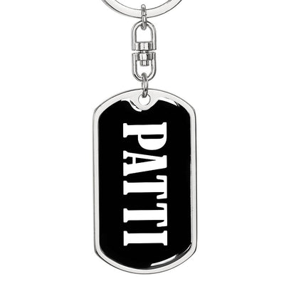 Patti v03 - Luxury Dog Tag Keychain