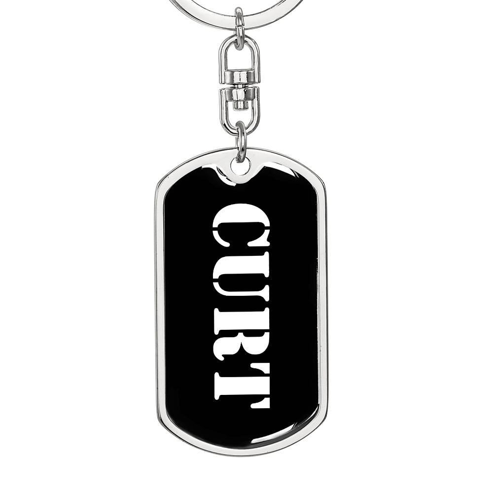 Curt v2 - Luxury Dog Tag Keychain