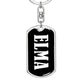 Elma v03 - Luxury Dog Tag Keychain
