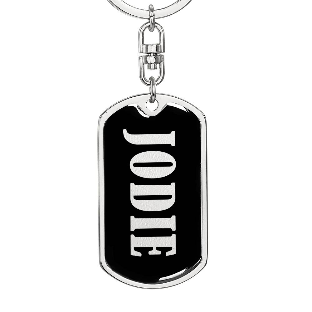Jodie v02 - Luxury Dog Tag Keychain