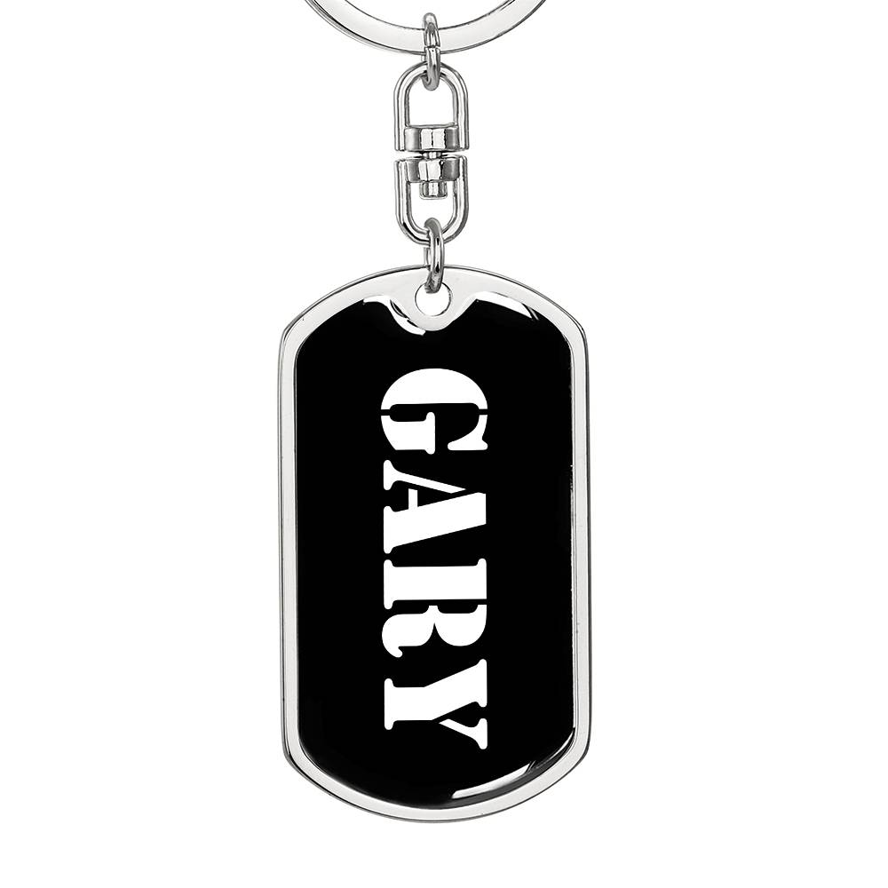 Gary v2 - Luxury Dog Tag Keychain