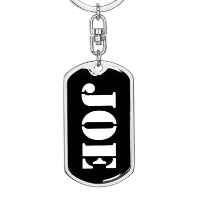 Joe v2 - Luxury Dog Tag Keychain