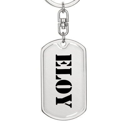 Eloy - Luxury Dog Tag Keychain