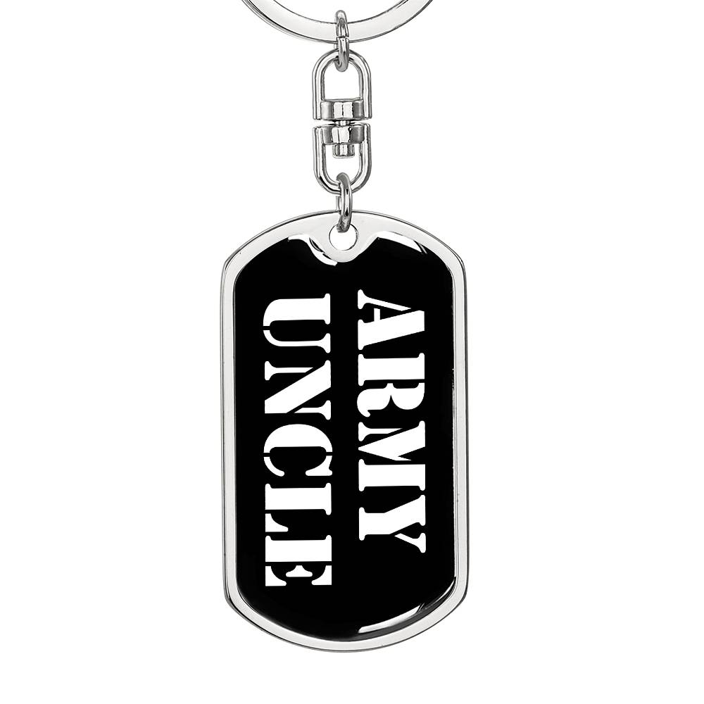 Army Uncle v3 - Luxury Dog Tag Keychain