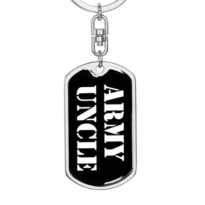 Army Uncle v3 - Luxury Dog Tag Keychain