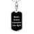 World's Greatest Commodities Sales Agent v2 - Luxury Dog Tag Keychain