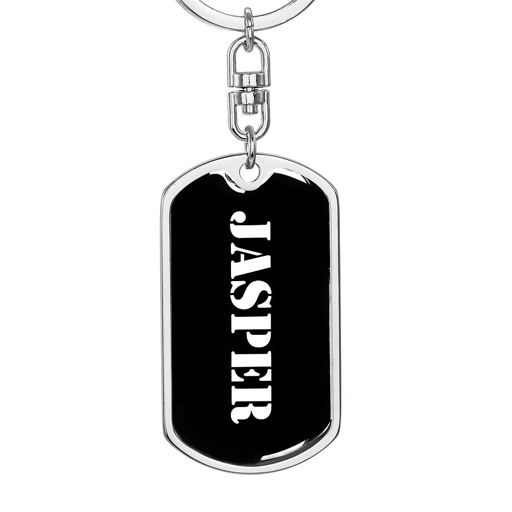 Jasper v2 - Luxury Dog Tag Keychain