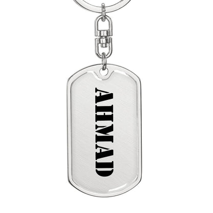 Ahmad - Luxury Dog Tag Keychain