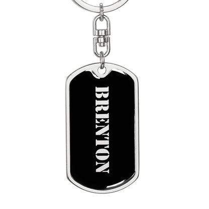 Brenton v2 - Luxury Dog Tag Keychain