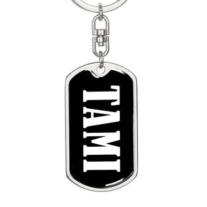 Tami v03 - Luxury Dog Tag Keychain