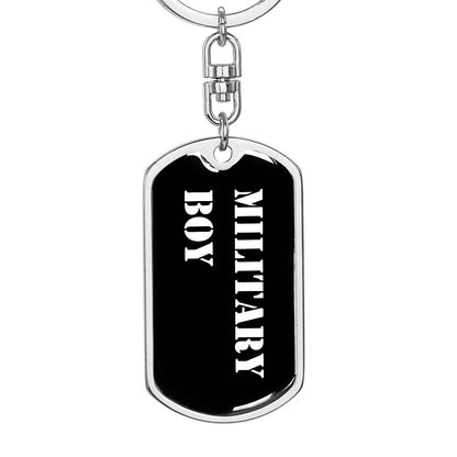 Military Boy v3 - Luxury Dog Tag Keychain